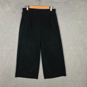 Athleta Brooklyn Wide Leg Pant Women's Size 8 Black Lightweight